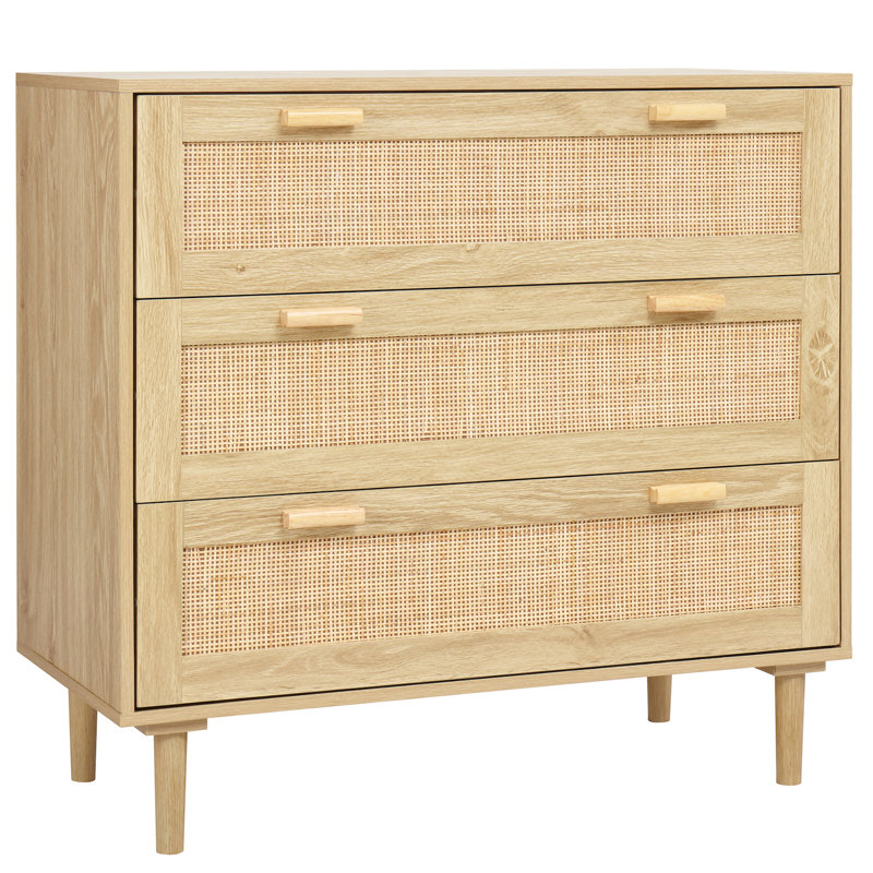 Commode 3 tiroirs pour chambre à coucher l 35,43 po