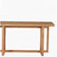 Console d'entrée en panneau de fibres à densité moyenne 59,05 pouces pour couloir, derrière le canapé, salon, vestibule, assemblage facile, chêne
