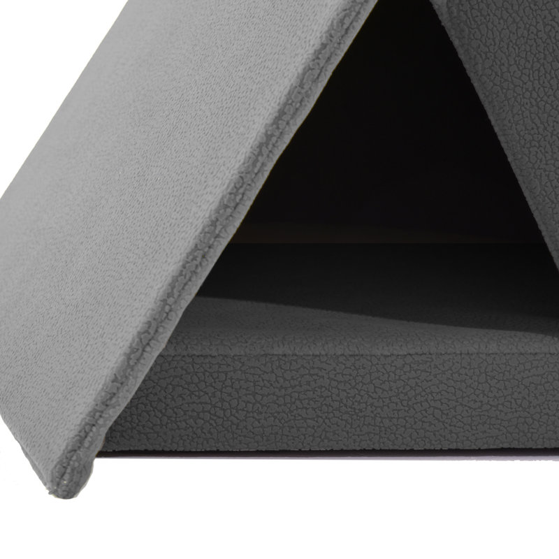 Orthopedic Microfibre Tent Pet Bed, Light Grey