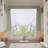 Curtain Thermal Insulated Tie Up Window Shade Light Blocking Curtains for Bathroom, Rod Pocket Single Panel-362268559