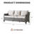 Harperayne 73.2" Wide Outdoor Wicker Patio Sofa With Thick Cushions & Ergonomic Back-1908781706