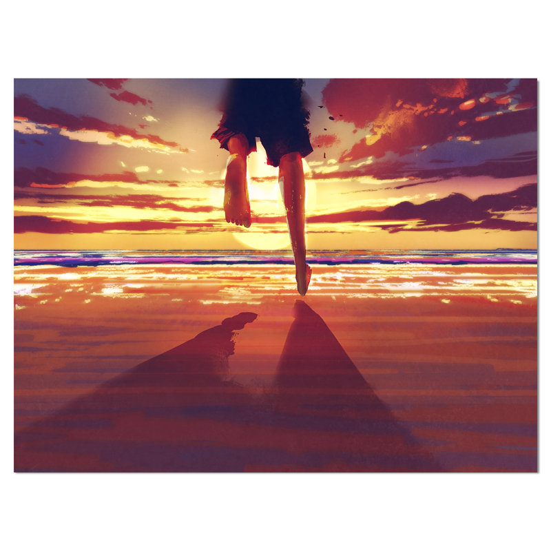 « man feet running », impression, H 20 po x l 20 po x P 1 po, Toile tendue