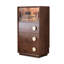Vitrines en bois massif brun noisette-121252381