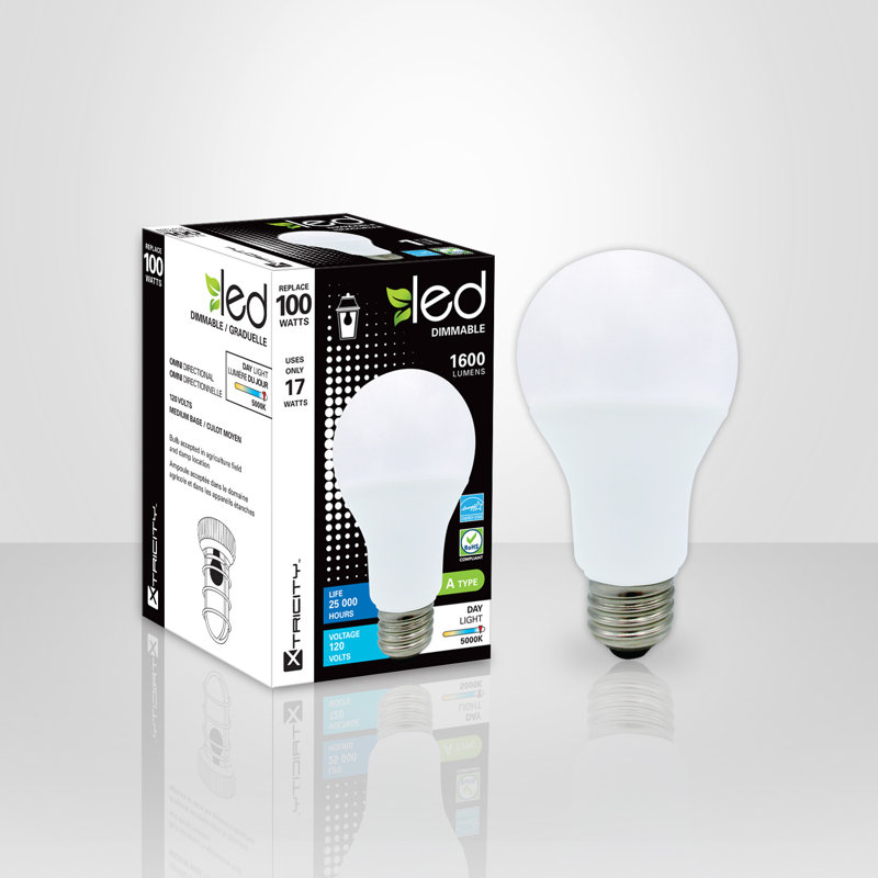 Ampoule del à luminosité 17l e26, 5000 K