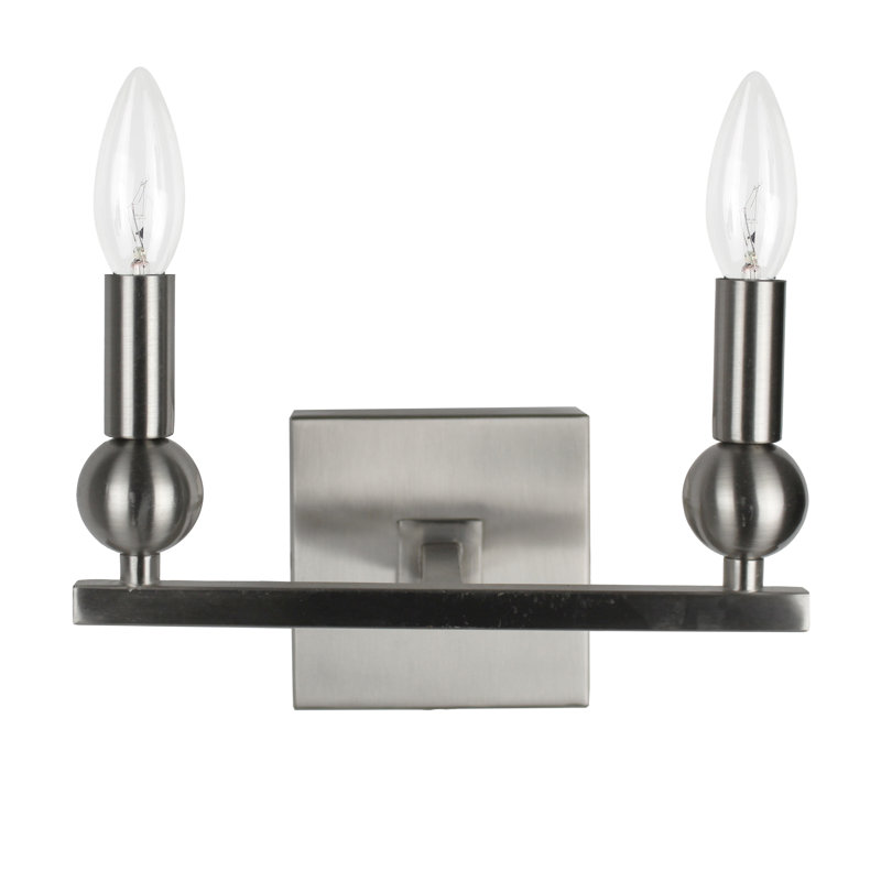 Piatt Candle Wall Light, Polished Nickel