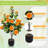 Artificial Camellia Tree 2 Pack