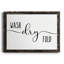 «Wash Dry Fold», art textuel sur toile-1056677004-1056676999