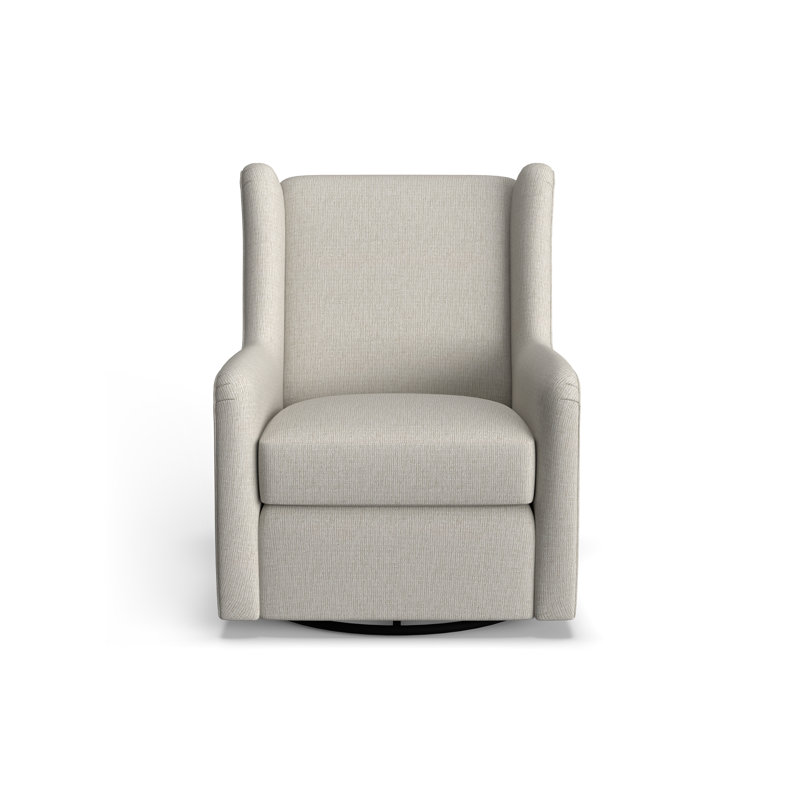 Fauteuil oscillant pivotant Miranda, Chenille Radical Performance Craie