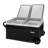 Camco 2.64 Cubic Feet Convertible Mini Fridge with Freezer