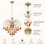 6 lustres en cristal de salon de style américain rétro