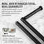 KES 24.8" H Toilet Paper Holder Stand with Weighted Natural Marble Base with Reverse, 18/8 Stainless Steel Tissue Holder for Bathroom, Matte Black