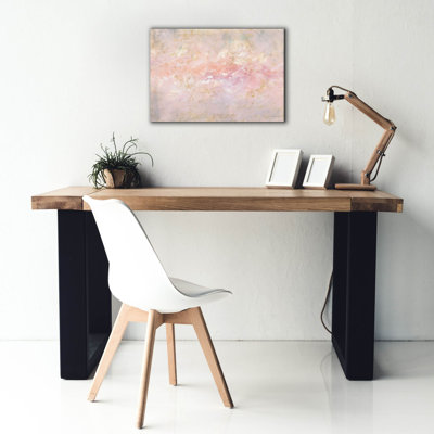 'Through Fog Blush And Gold'  by Danhui Nai Canvas Wall Art