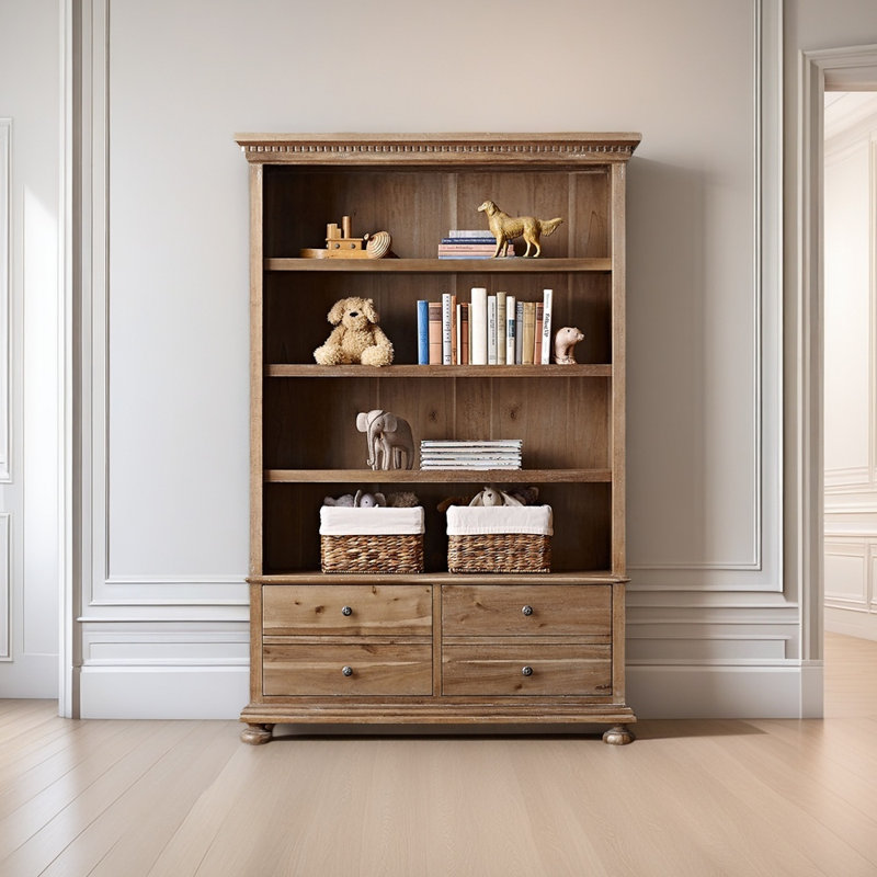 Bibliothèque de style américain, Brun