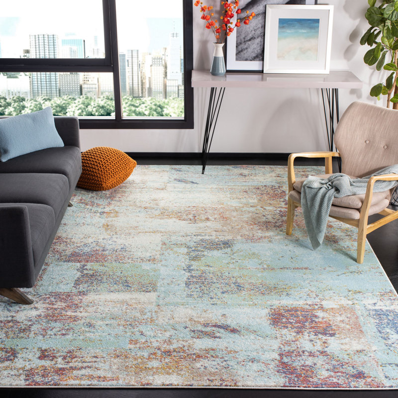 Kallie Performance Abstract Rug, Rectangle 8' x 10'