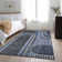 Premium Machine Washable Cerrito AMF532 Navy Rug