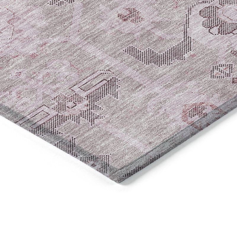 Killingly Washable Oriental Indoor / Outdoor Rug, Runner 2'3" x 7'6"
