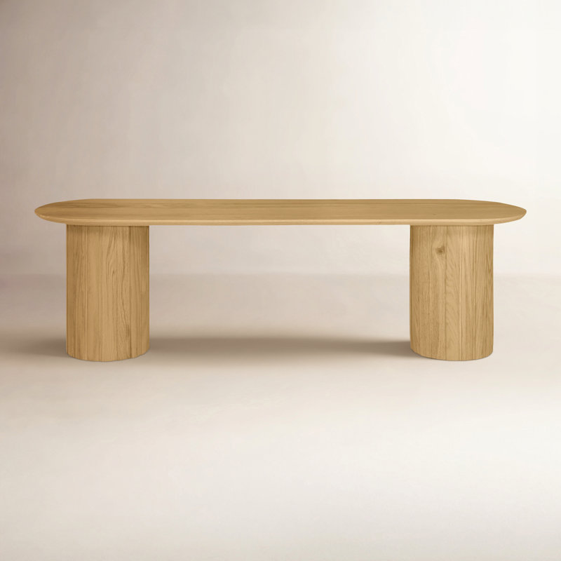 Povera Solid Wood Bench, Natural
