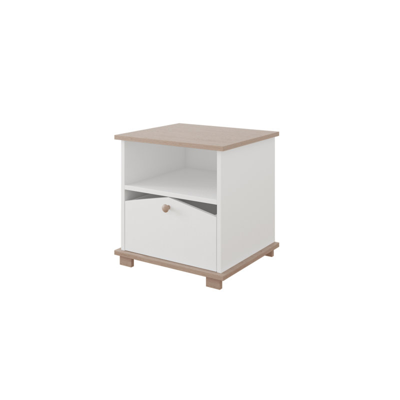 Ansley 1 Drawer Nightstand, Oak