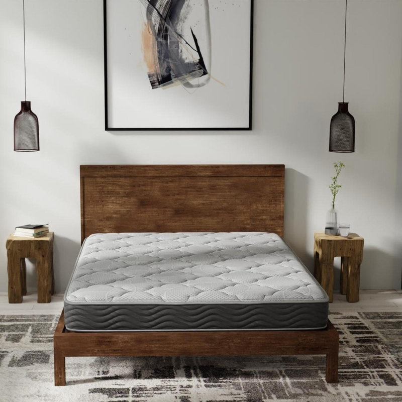 Medium firm mattress with pocketed coils, Twin, 8