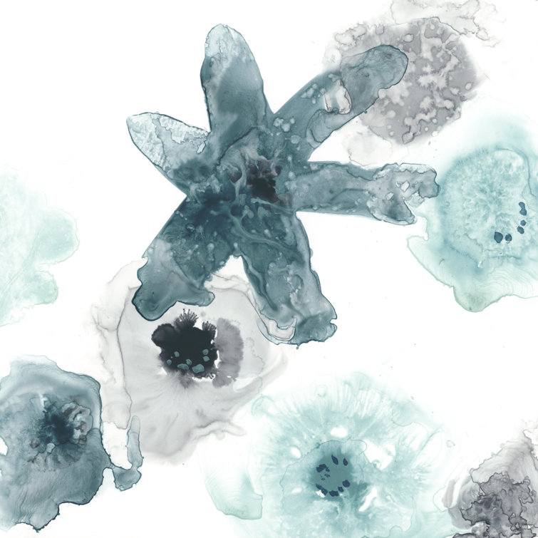 Floating Indigo II - Wrapped Canvas Art Print