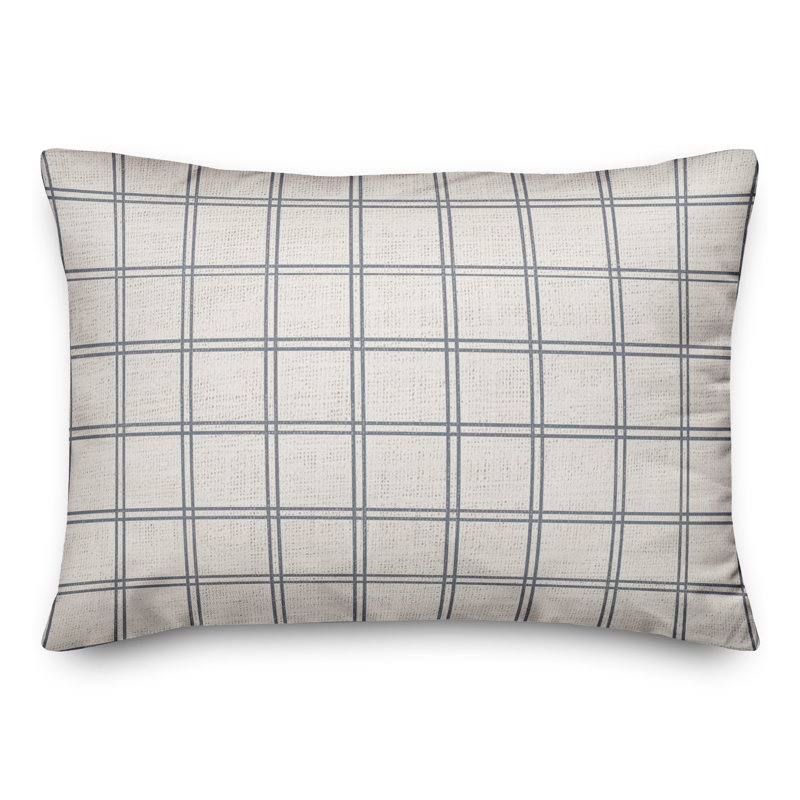 Plaid Throw Pillow
