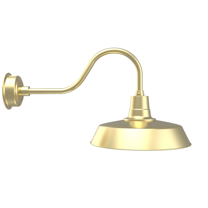 Luminaire de grange d’extérieur Haleigh, Noir, H 17,75 po x l 18 po x P 32,75 po