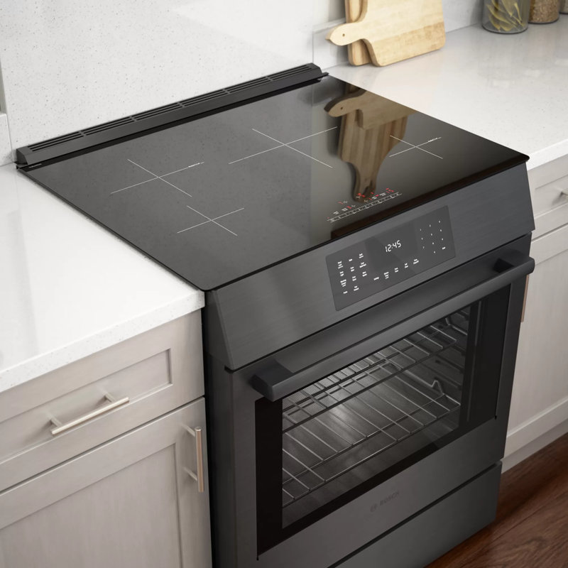 800 Series 31.5" Slide-In Electric Range, Black