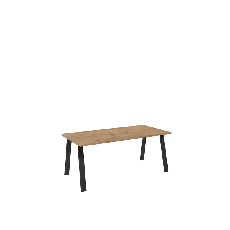 Nikaela Dining Table, Brown, H75 x L185 x W67cm