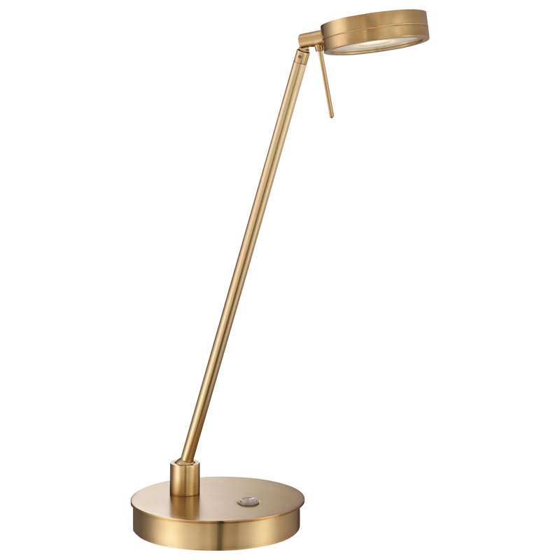 Metal Desk Lamp, Honey Gold