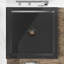 Base de douche 36 po x 36 po avec double seuil et drain central-123281560