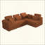 Canapé modulaire en forme de L, canapé modulaire en velours côtelé de style minimaliste moderne-1376998820