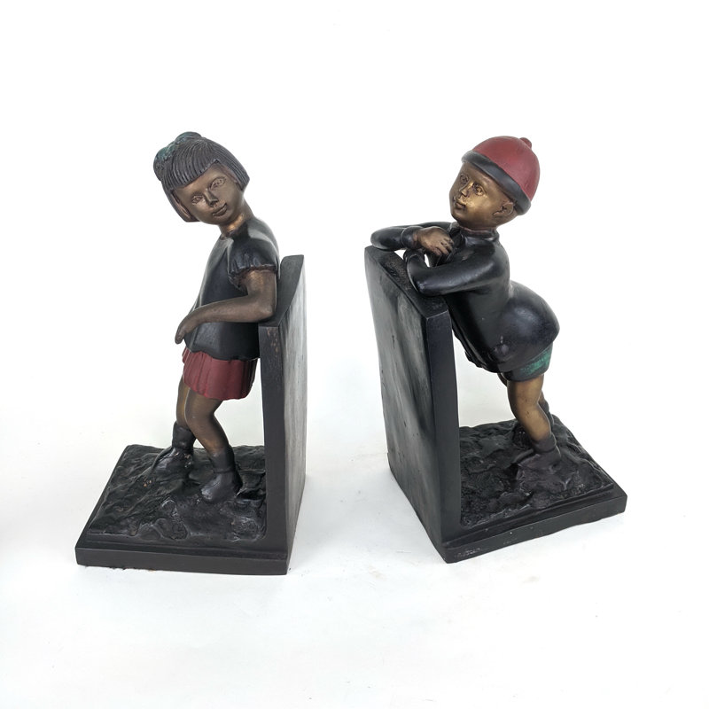 Copper Non-Skid Bookends