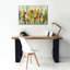 Toile épique Graffiti «End Of Summer Garden» par Silvia Vassileva, 40 po x 26 po-313960397