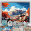 City Athens Popart II, reproduction d'art sur toile-1624076878-1624076884