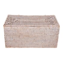 Tilton Wood Patterned Rattan Bathroom Accessories