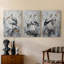Sea and Shore Series XLIII - Ensemble de 3 toiles tendues avec châssis - Prêt à être accroché-107312676