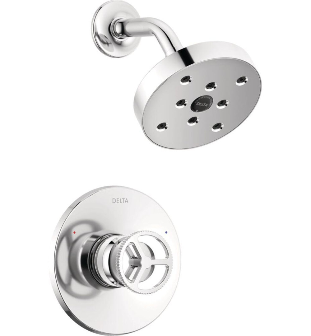 Trinsic 14 Series H2Okinetic Shower Faucet Set with Wheel Handle Delta