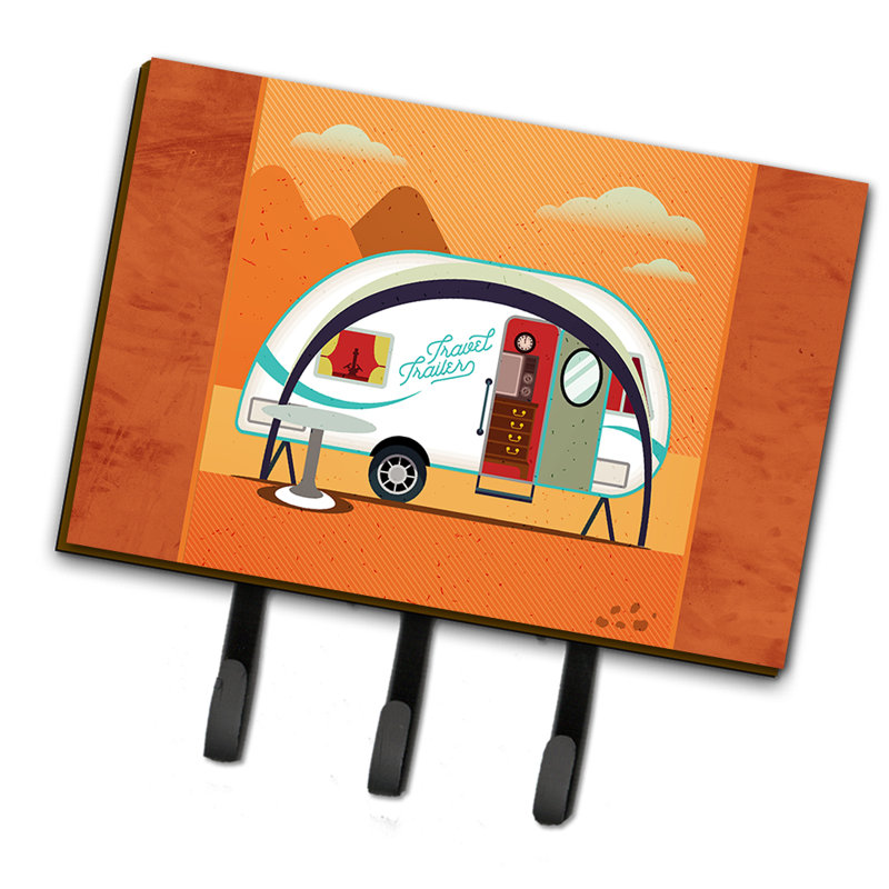Organisateur de clés murales avec crochets clés de la plus grande aventure new camper