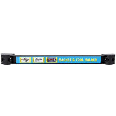 Barre d'outils à aimant robuste 6Pack, 2Pack 12 po, 2Pack 18 po, 2Pack 24 po, porte-outil magnétique, porte-outil magnétique, pour garage d'atelier, vis de fixation incluses