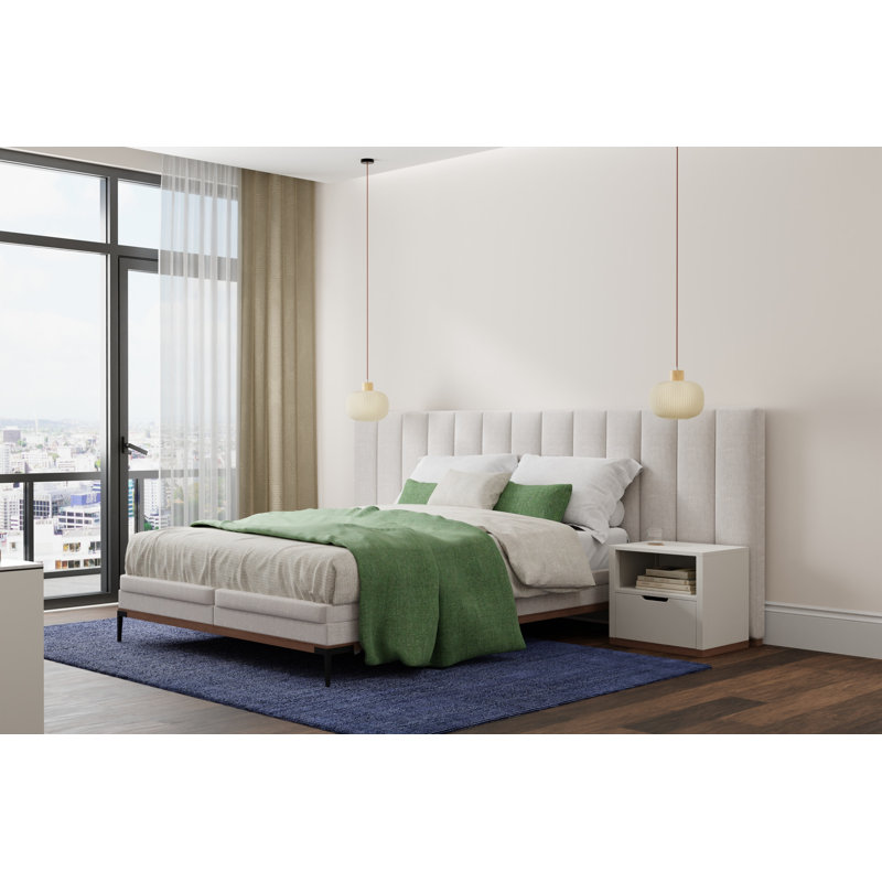 Lupica Modern Solid Area Rug, Rectangle 10' x 14'