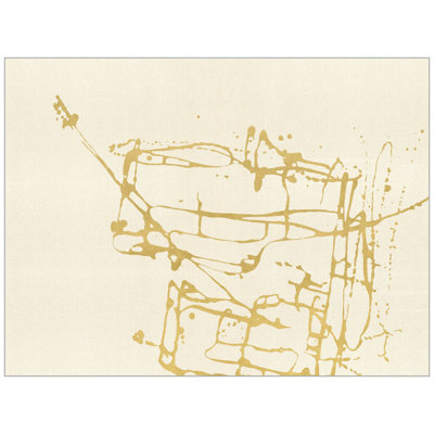 Gold Splash 3 Painting by Thom Filicia
