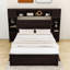 Lit plateforme 4 tiroirs en bois avec armoire-98752981