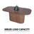 Chiho Dining Table with Thick Top & Vertical Striped Legs-114264813