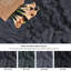 Tapis gris foncé en simili peau de mouton Chevi-1348908679