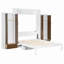 Lit escamotable mural avec placard, tiroirs et table Murphy-142006401