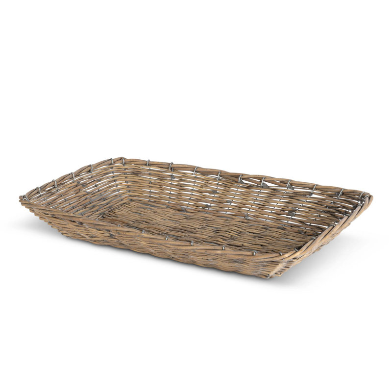 Coastal Cottage 100% Willow Decorative Tray