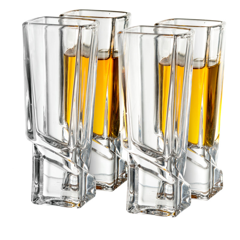 JoyJolt Carre Shot Glass, 2 oz.