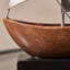 Sculpture de voilier en métal fabriquée à la main, décor nautique côtier, tablette, manteau de cheminée et décoration de bureau