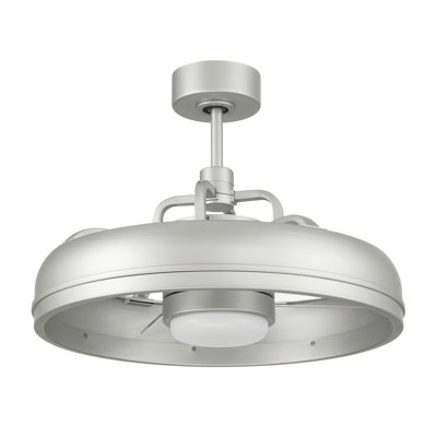 Ventilateur de plafond standard à DEL à 20 pales 20 po avec télécommande et ensemble d'éclairage inclus