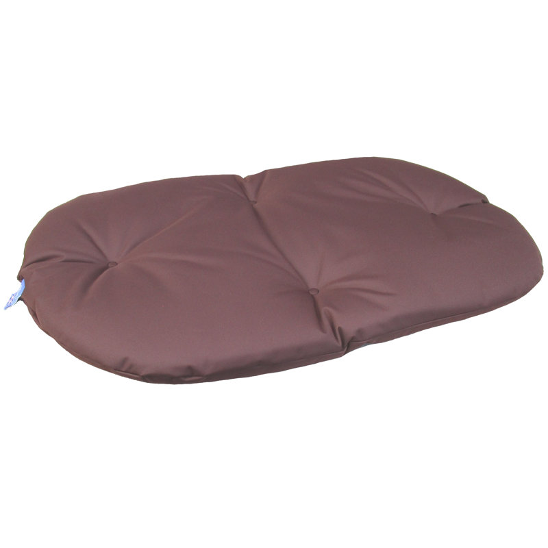 Polyester Pet Bed, Brown, Small (76cm W x 58cm D x 6cm H)